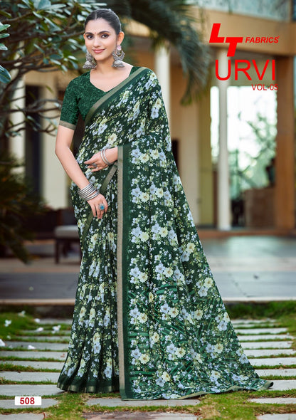 Urvi Vol 5 Lt Fabrics Sarees Supplier