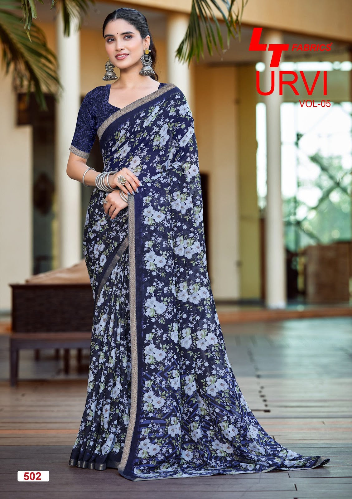 Urvi Vol 5 Lt Fabrics Sarees Supplier