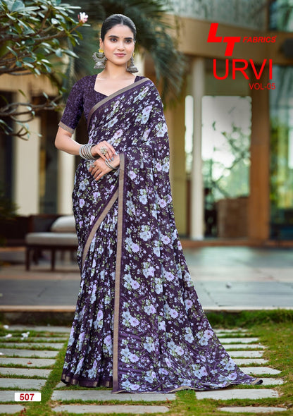 Urvi Vol 5 Lt Fabrics Sarees Supplier