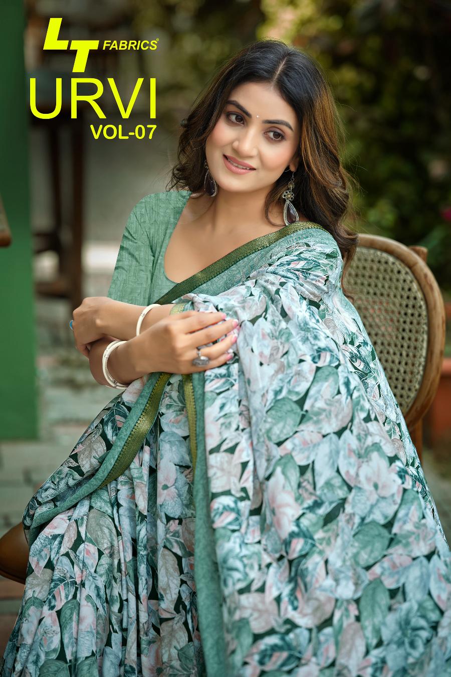 Urvi Vol 7 Lt Fabrics Sarees Exporter