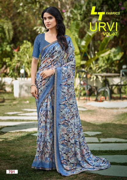 Urvi Vol 7 Lt Fabrics Sarees Exporter