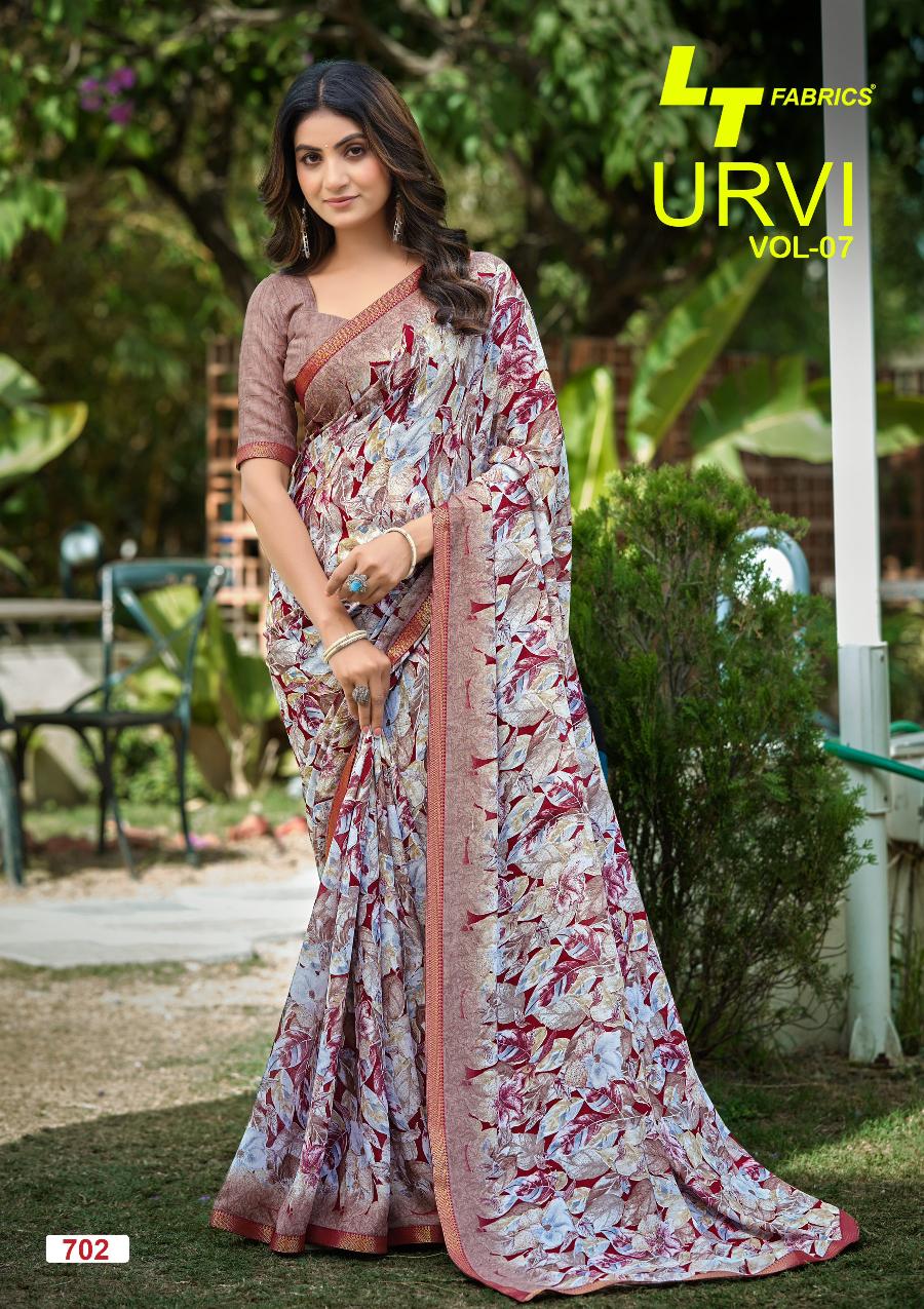 Urvi Vol 7 Lt Fabrics Sarees Exporter