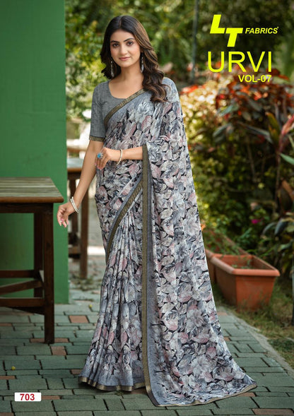 Urvi Vol 7 Lt Fabrics Sarees Exporter