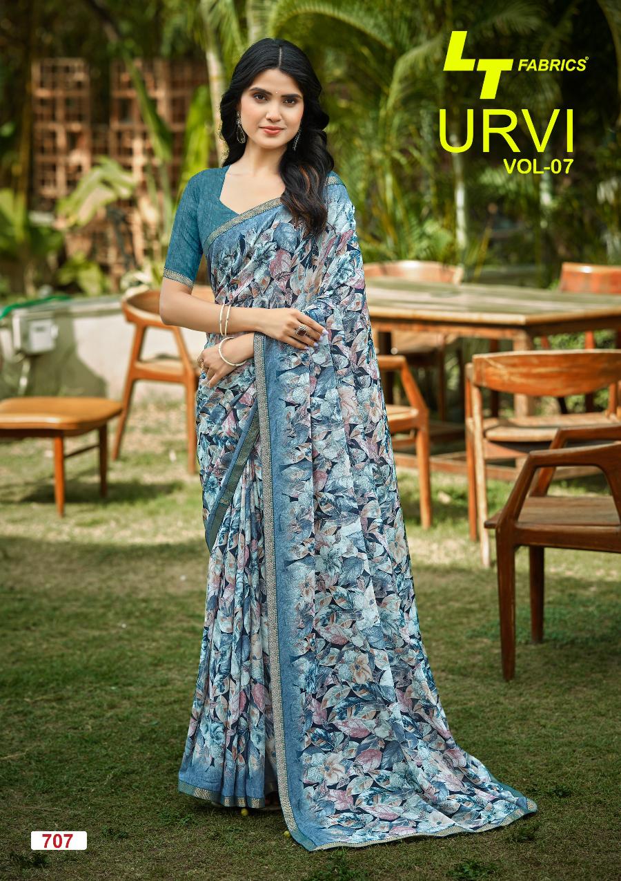 Urvi Vol 7 Lt Fabrics Sarees Exporter