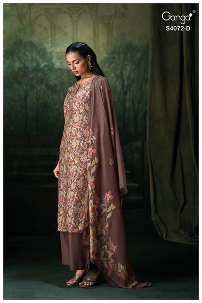 Urvielle 4072 Ganga Pashmina Suits Wholesale Price