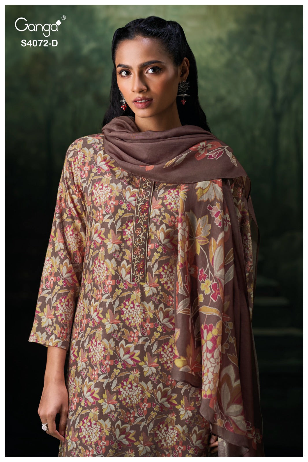 Urvielle 4072 Ganga Pashmina Suits Wholesale Price