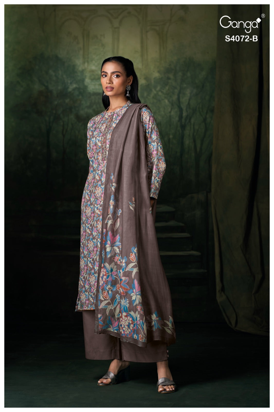 Urvielle 4072 Ganga Pashmina Suits Wholesale Price