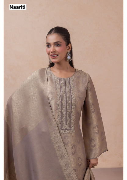 Ushika 2808 Naariti Tissue Silk Pant Style Suits Supplier