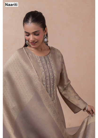 Ushika 2808 Naariti Tissue Silk Pant Style Suits Supplier