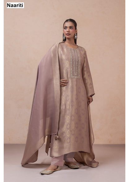 Ushika 2808 Naariti Tissue Silk Pant Style Suits Supplier