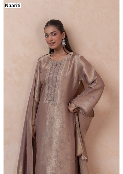 Ushika 2808 Naariti Tissue Silk Pant Style Suits Supplier