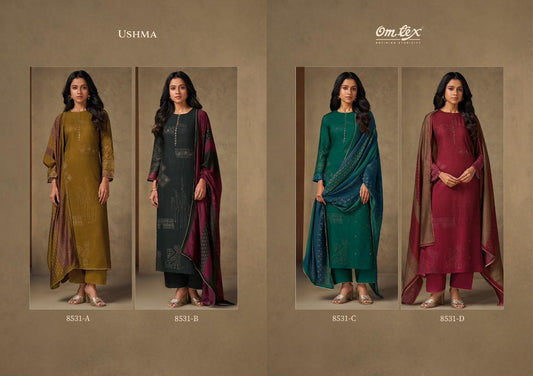 Ushma Omtex Pashmina Suits Manufacturer