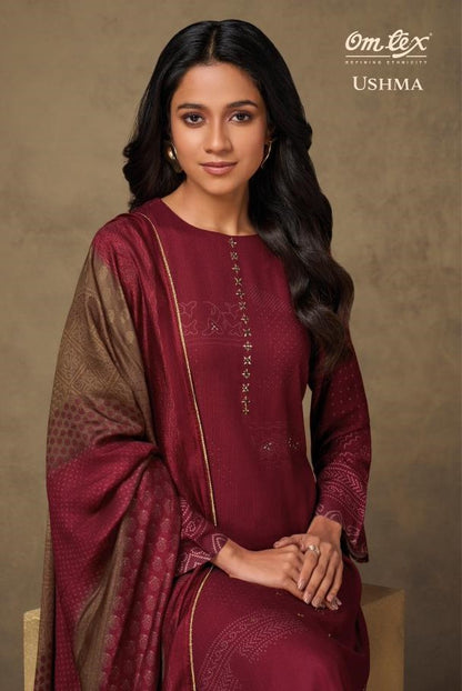 Ushma Omtex Pashmina Suits Manufacturer