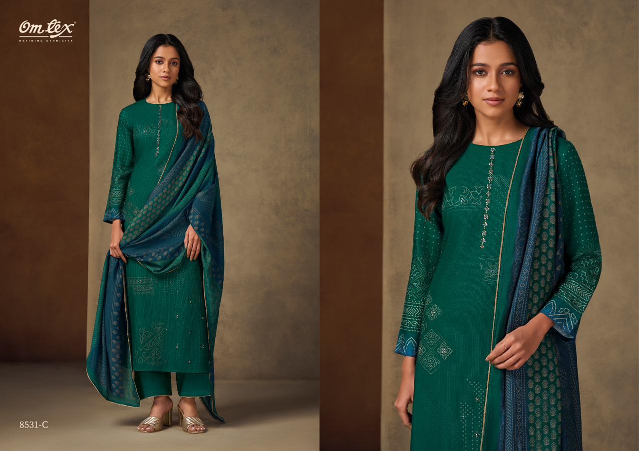 Ushma Omtex Pashmina Suits Manufacturer