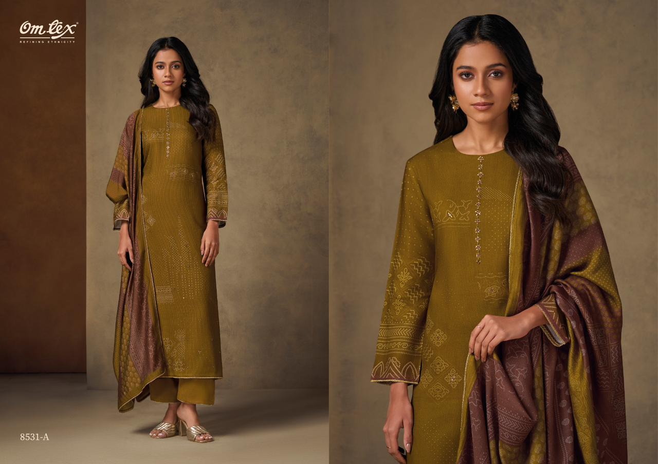 Ushma Omtex Pashmina Suits Manufacturer