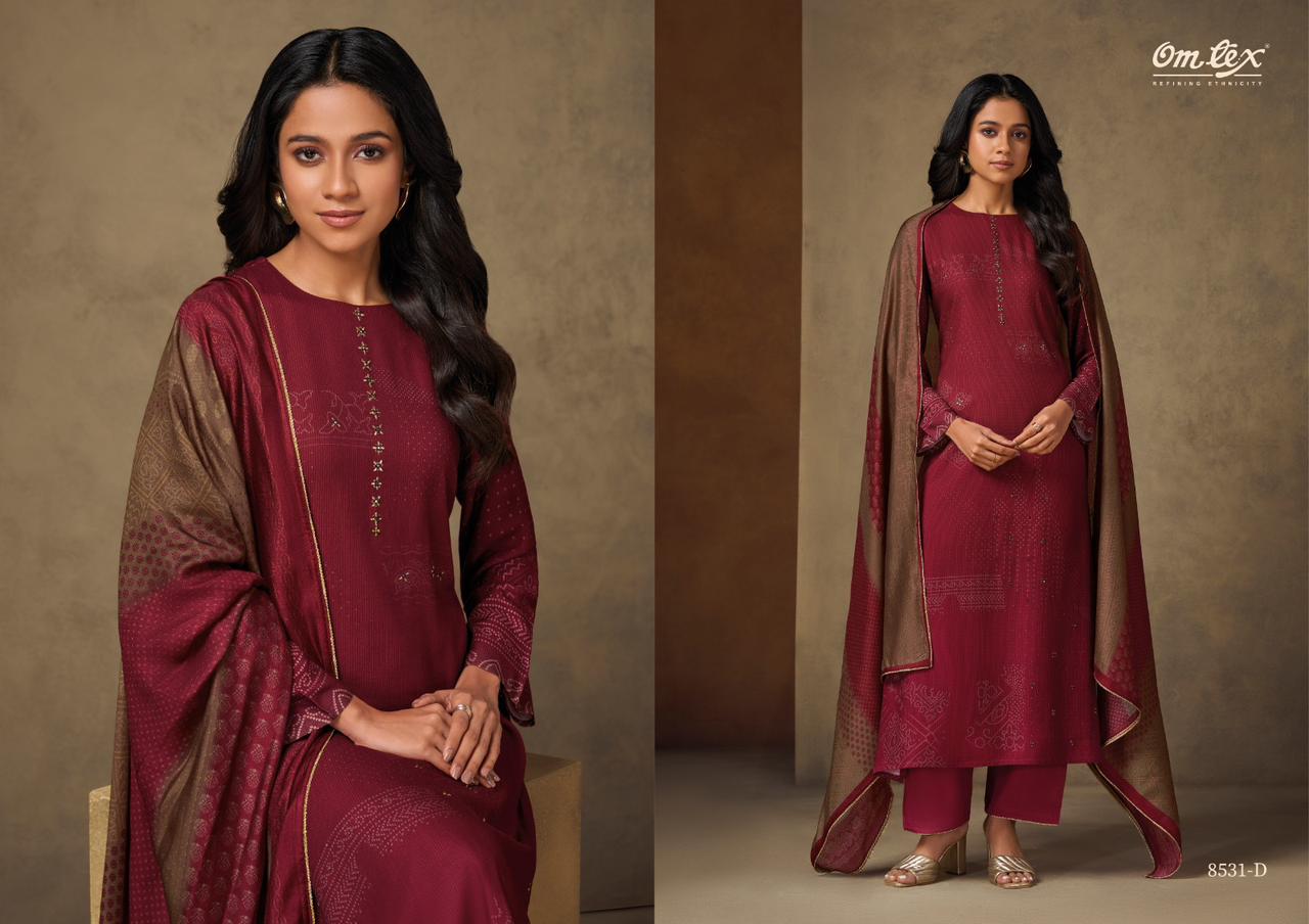 Ushma Omtex Pashmina Suits Manufacturer