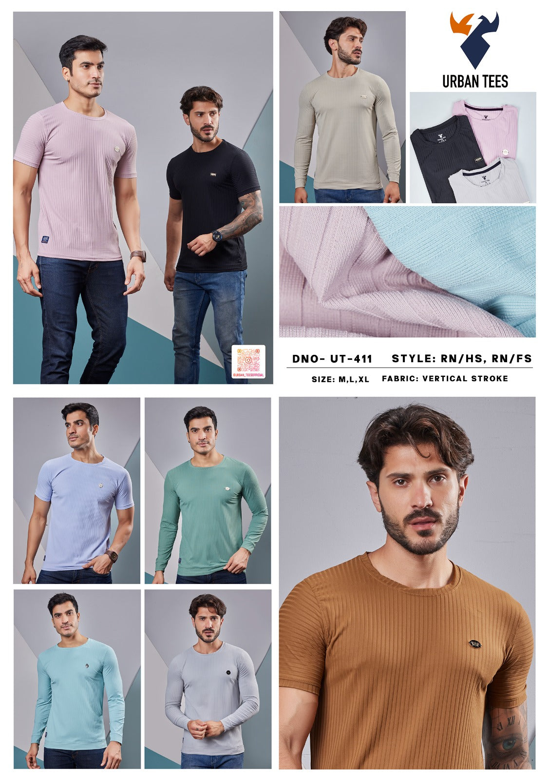Ut 411 Urban Knit Mens Tshirts Exporter Gujarat