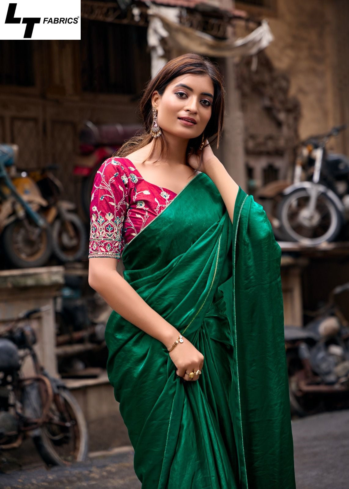 Utopia Vol 11 Lt Fabrics Silk Sarees Supplier India