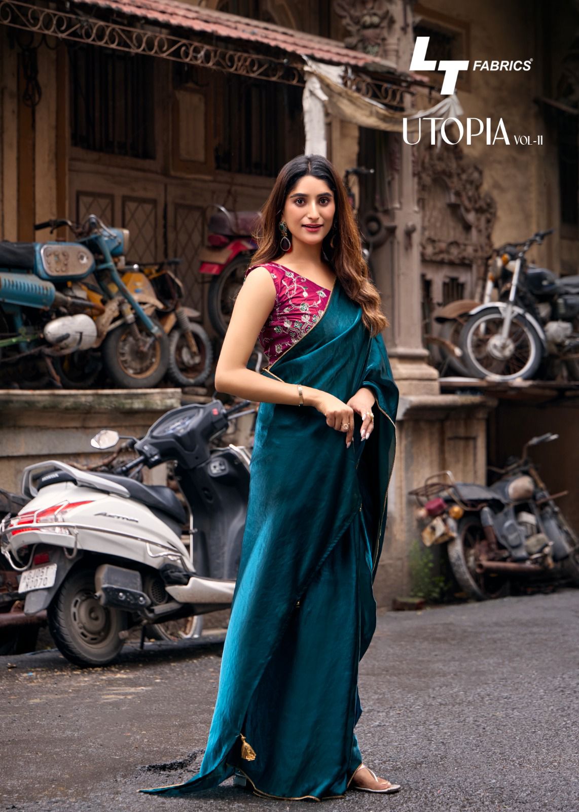 Utopia Vol 11 Lt Fabrics Silk Sarees Supplier India