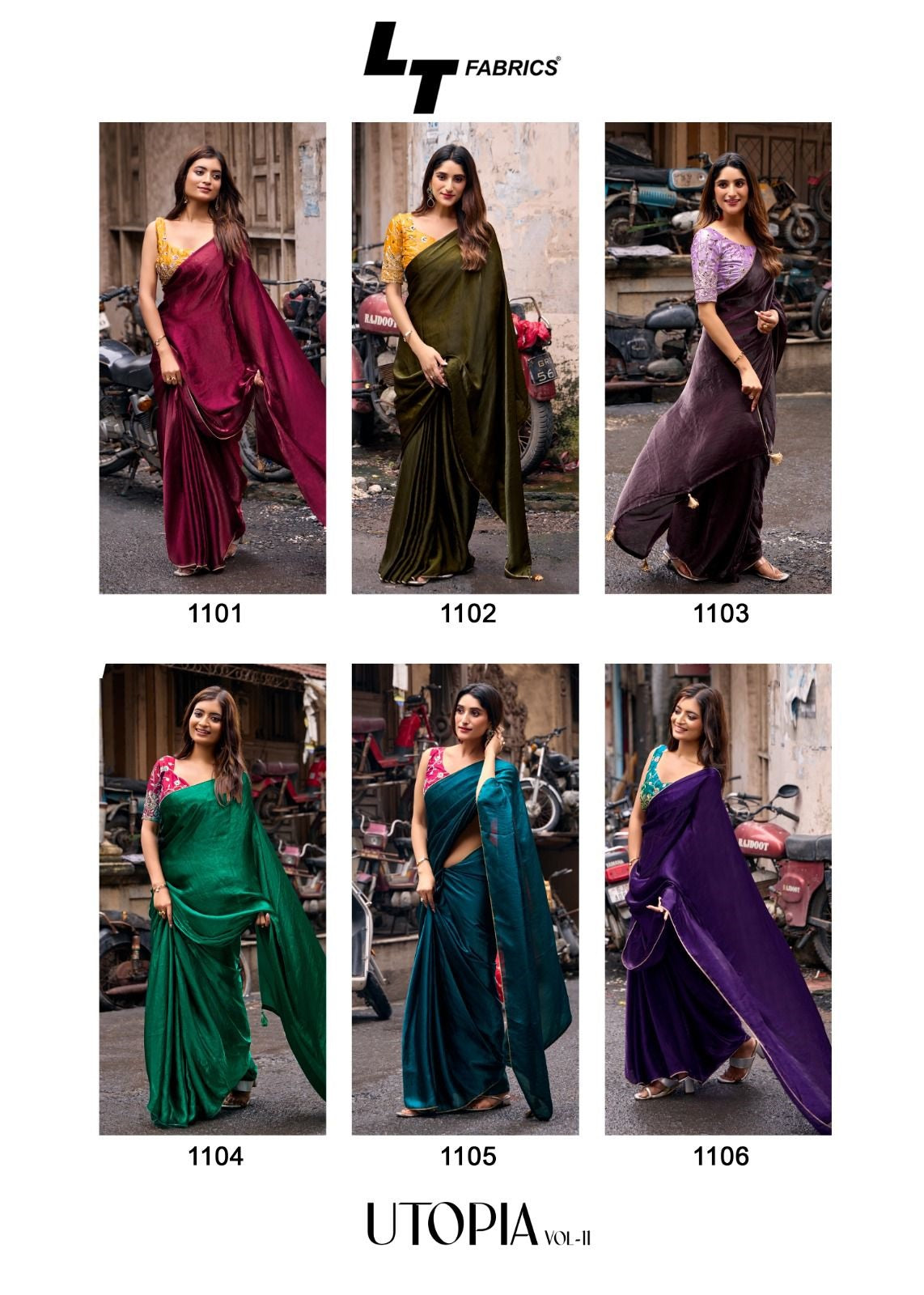 Utopia Vol 11 Lt Fabrics Silk Sarees Supplier India