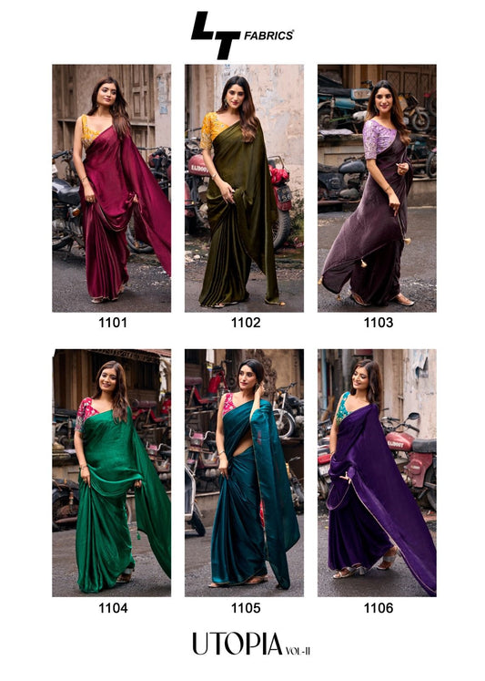 Utopia Vol 11 Lt Fabrics Silk Sarees Supplier India