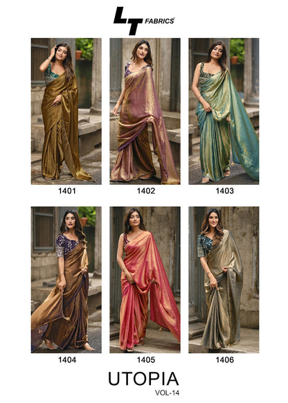 Utopia Vol 14 Lt Fabrics Sarees Wholesale Price