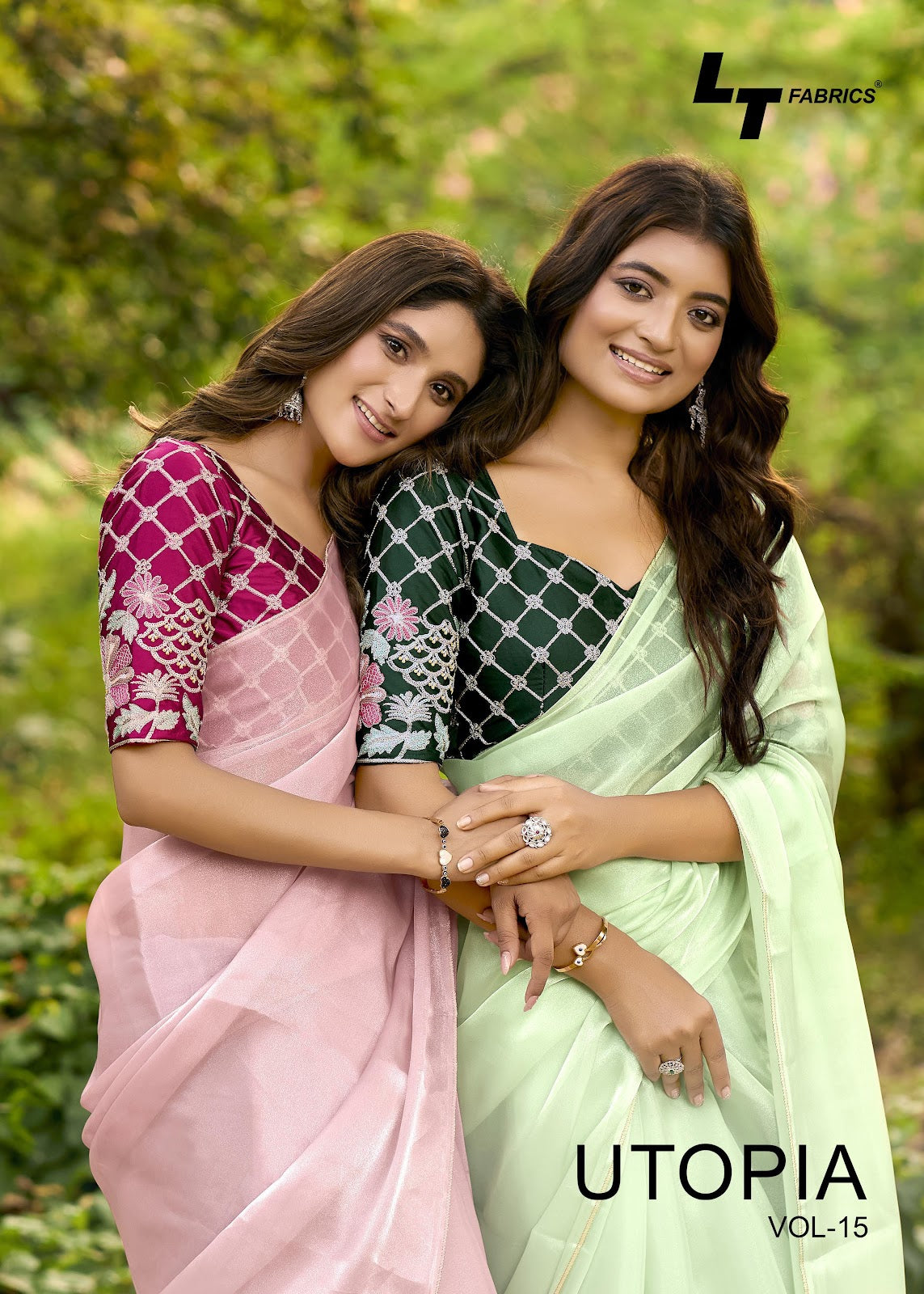 Utopia Vol 15 Lt Fabrics Silk Sarees Supplier Ahmedabad