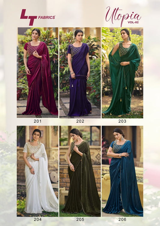 Utopia Vol 2 Lt Fabrics Silk Sarees Exporter Ahmedabad