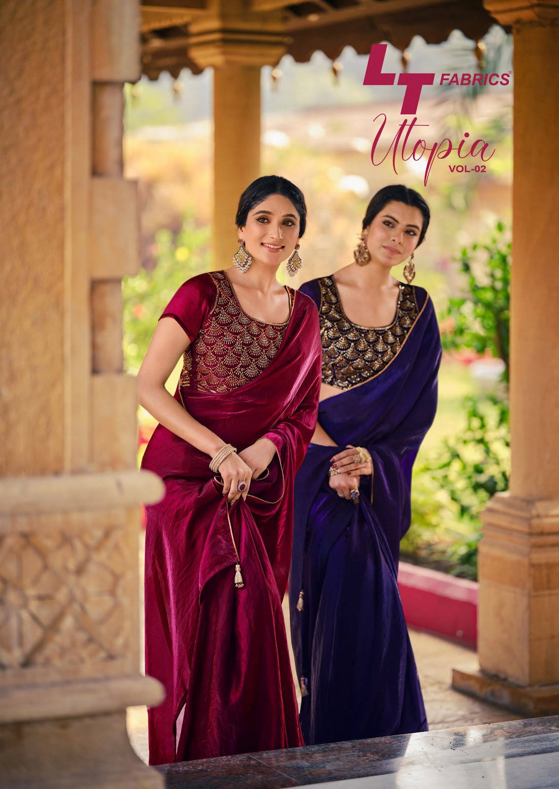 Utopia Vol 2 Lt Fabrics Silk Sarees Exporter Ahmedabad