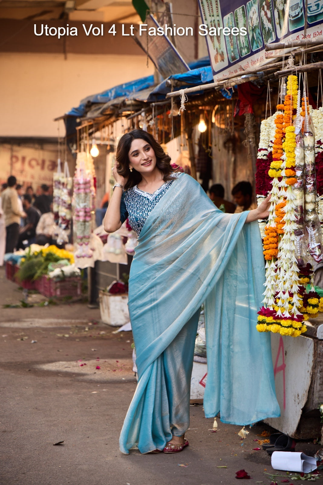 Utopia Vol 4 Lt Fashion Silk Sarees Wholesale