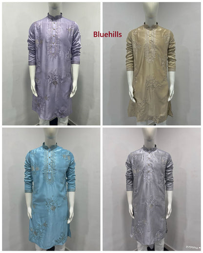 Utsav 11.0 Bluehills Viscose Silk Mens Kurta Pajama Manufacturer India