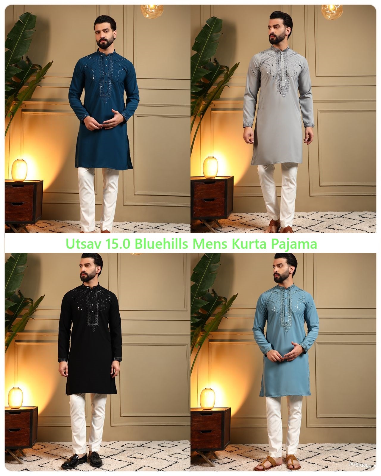 Utsav 15.0 Bluehills Mens Kurta Pajama Supplier Ahmedabad