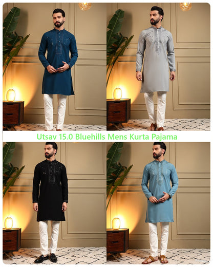 Utsav 15.0 Bluehills Mens Kurta Pajama Supplier Ahmedabad