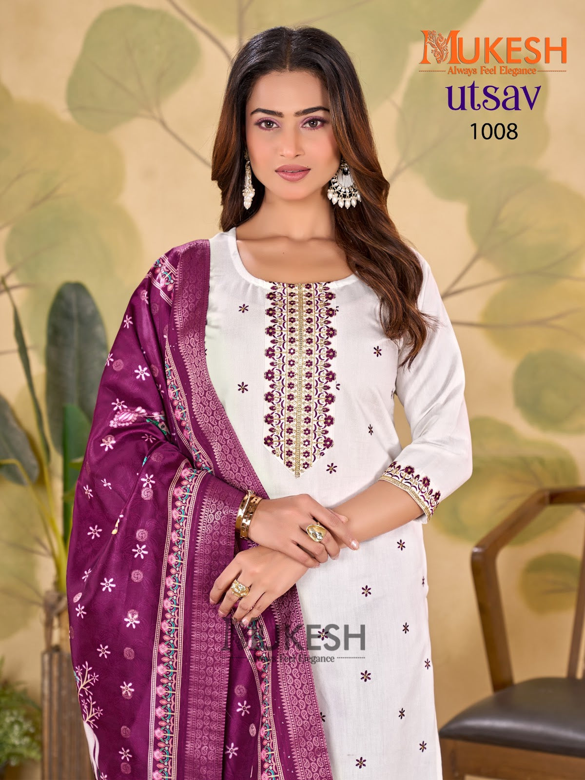 Utsav Mukesh Banwery Gadwal Silk Readymade Plazzo Style Suits Exporter India