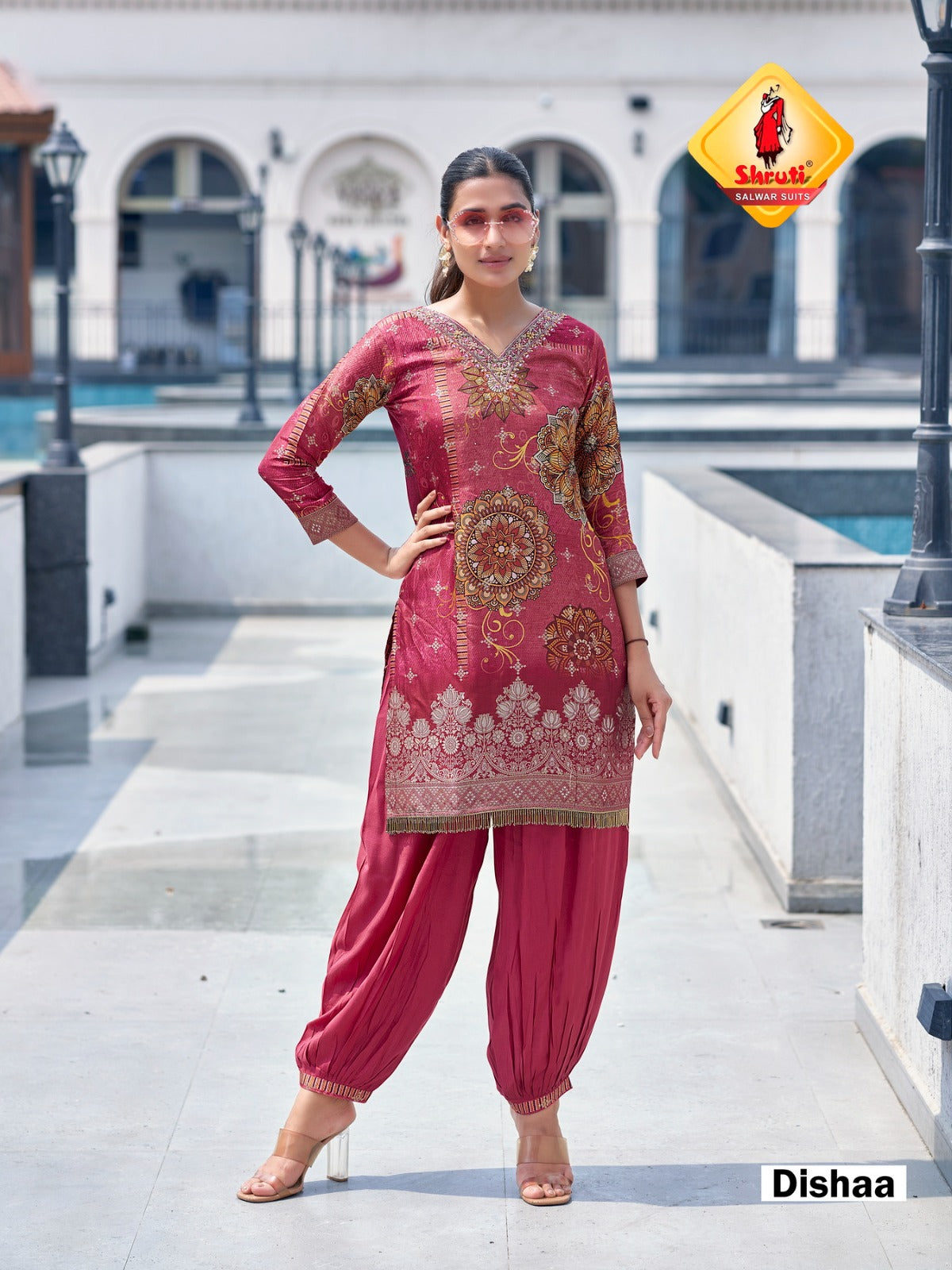 Utsav Vol 2 Afghani Style Shruti Muslin Kurti Bottom Set Manufacturer India