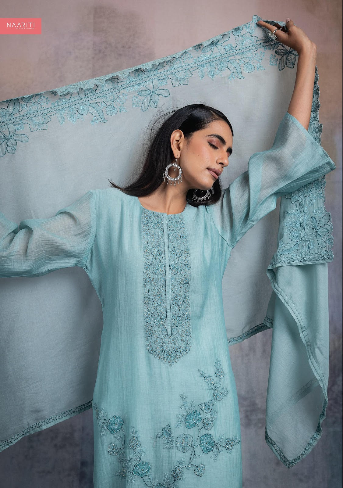 Uveen Naariti Chanderi Pant Style Suits Wholesale Price