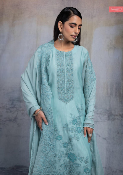 Uveen Naariti Chanderi Pant Style Suits Wholesale Price