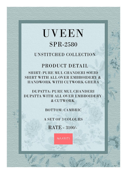 Uveen Naariti Chanderi Pant Style Suits Wholesale Price
