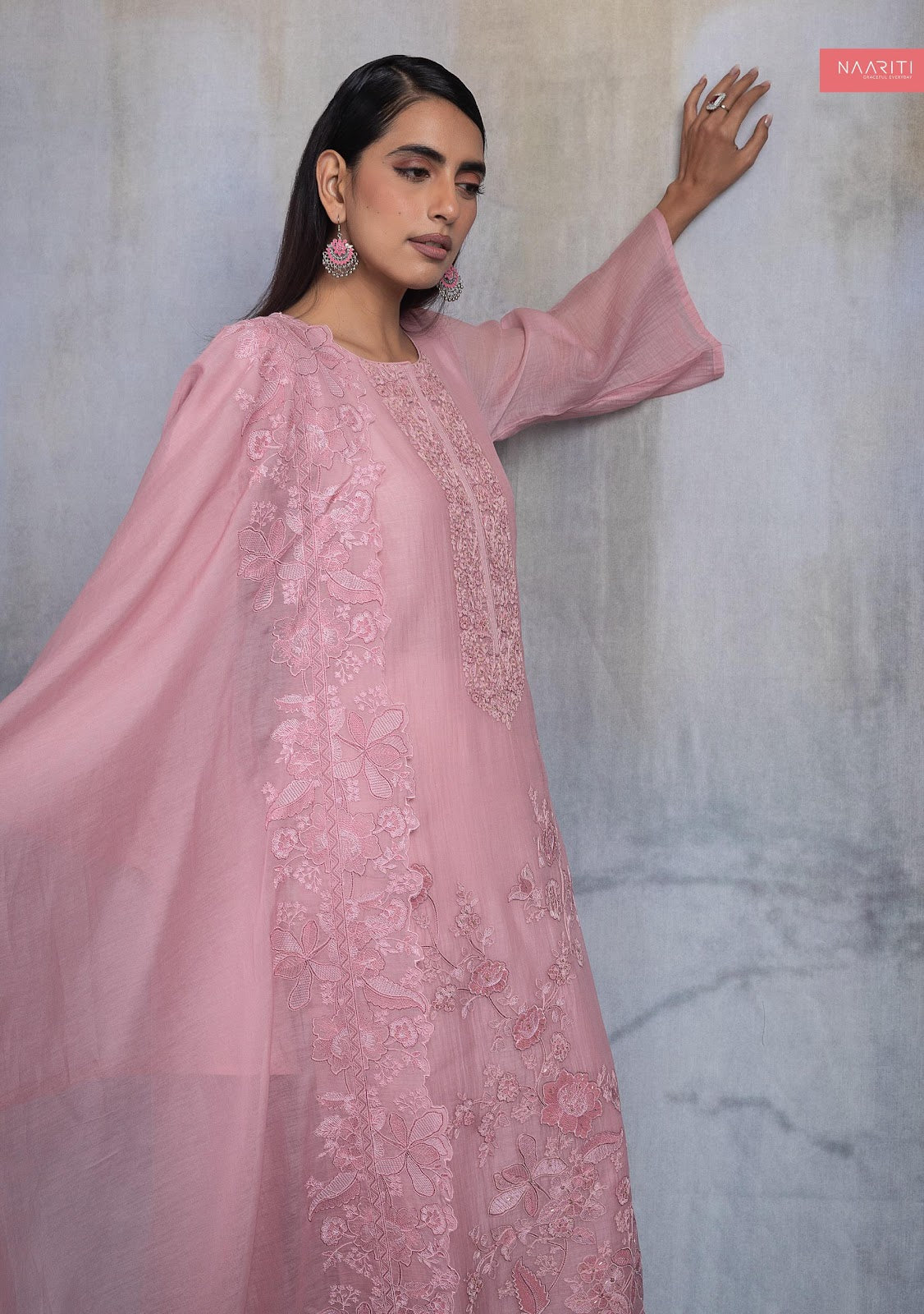 Uveen Naariti Chanderi Pant Style Suits Wholesale Price