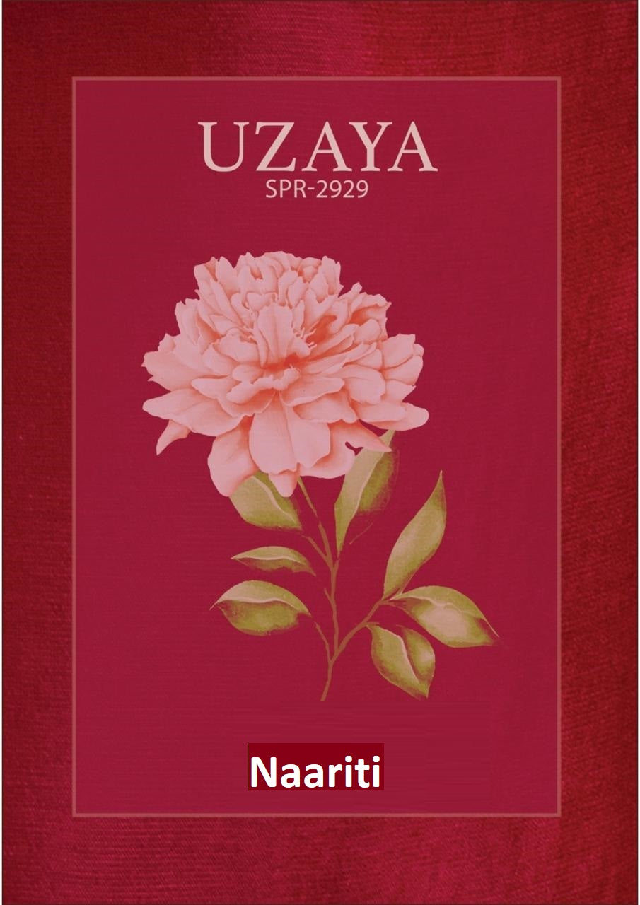 Uzaya 2929 Naariti Raw Silk Pant Style Suits Manufacturer Ahmedabad