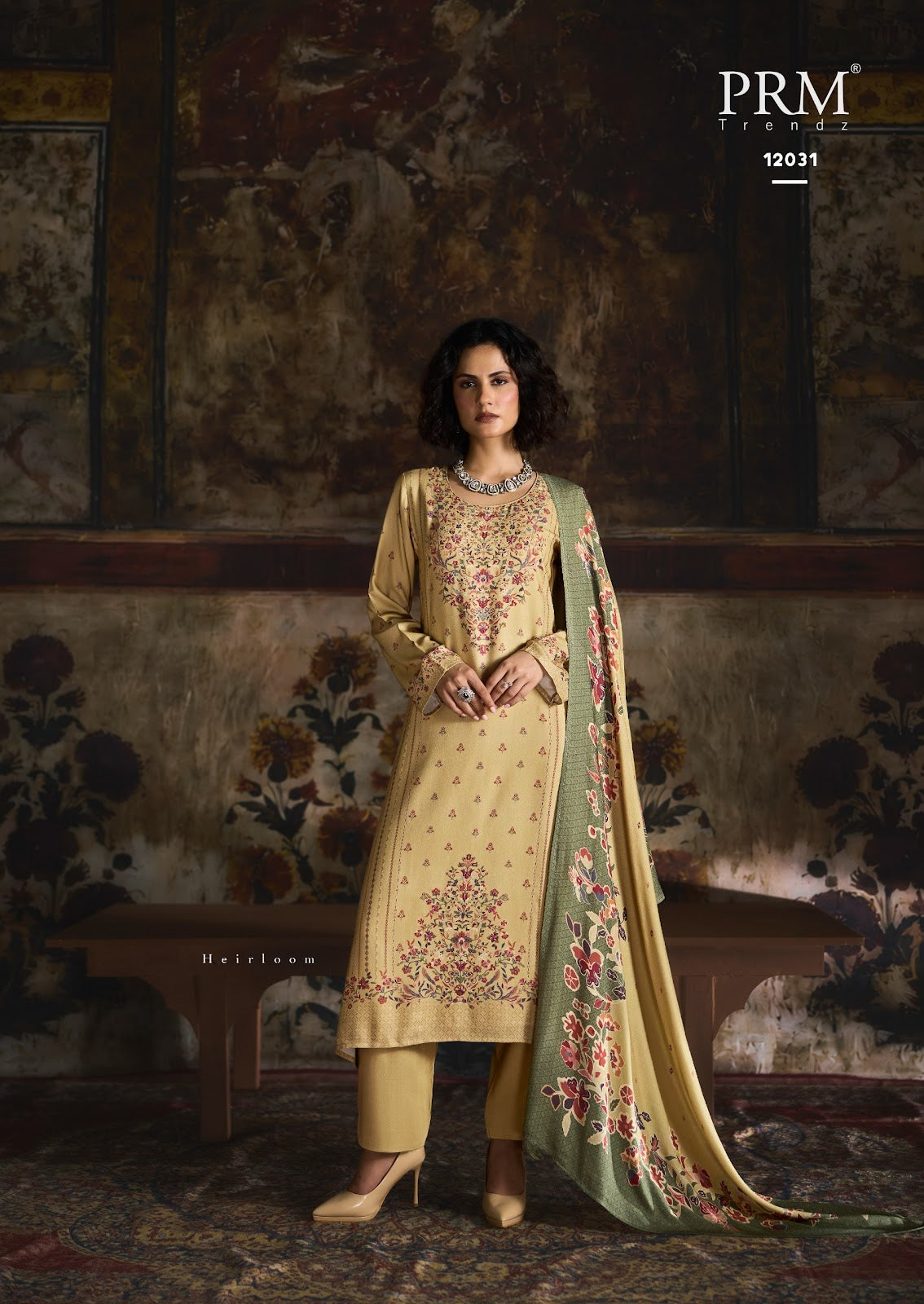 Uzmaa Prm Trendz Viscose Pashmina Suits Wholesale Price