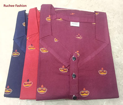 V-Shaped 1507 Ruchee Fashion Night Gowns Supplier Ahmedabad