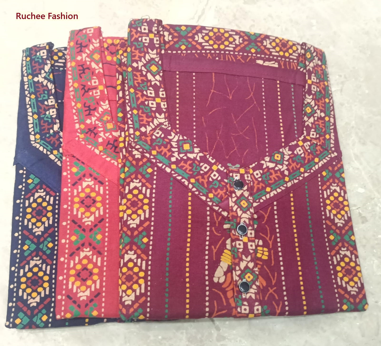 V-Shaped 1507 Ruchee Fashion Night Gowns Supplier Ahmedabad