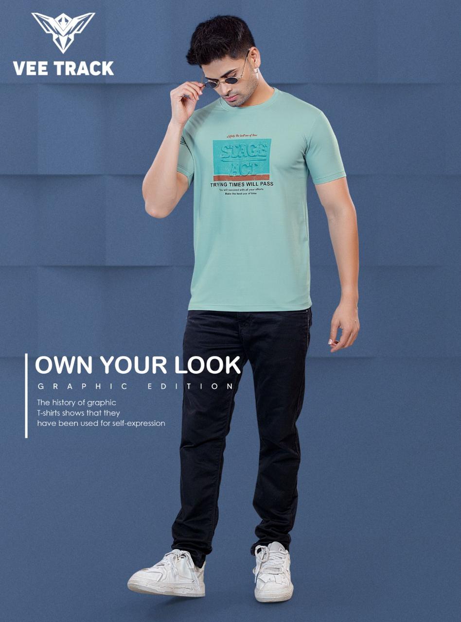 V2033 Vee Track Tencil Lycra Mens Tshirts Supplier India – Kavya