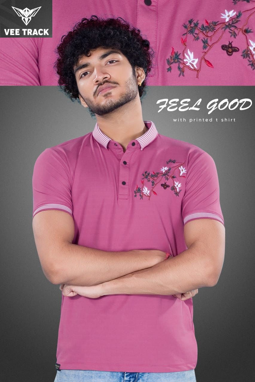 V2087 Vee Track Matty Mens Tshirts Supplier India