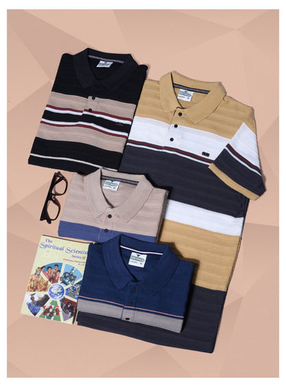 V2127 Vee Track Auto Stripes Mens Tshirts Exporter