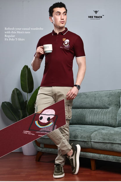 V2190 Vee Track Imported Mens Tshirts Manufacturer