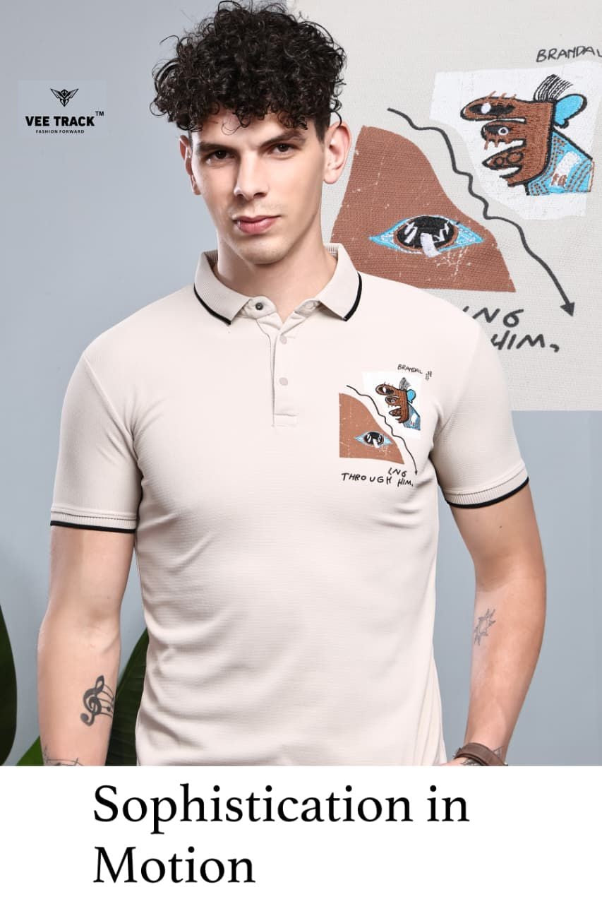 V2190 Vee Track Imported Mens Tshirts Manufacturer