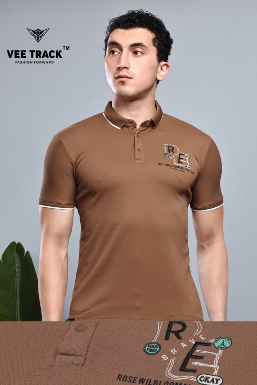 V2190 Vee Track Imported Mens Tshirts Manufacturer