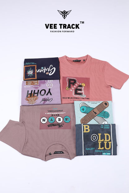 V2194 Vee Track Jacquard Lycra Mens Tshirts Manufacturer Ahmedabad